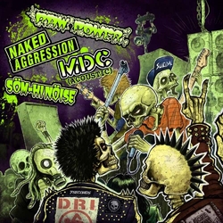 Mdc/Naked Agression/Som/Hi Noise/Raw Power No More Borders Vinyl 7"