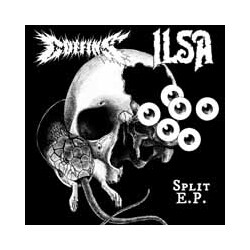 Coffins / Ilsa Split (Etched ) Vinyl Mini LP