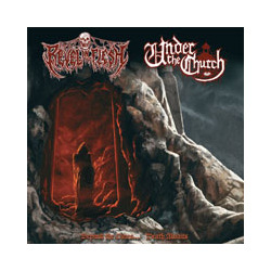 Revel In Flesh / Under The Church Beyond The Gates...Death Awaits (Split 7") Vinyl 7" EP