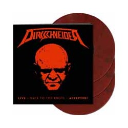 Dirkschneider Live - Back To The Roots - Accepted! (Red/Black Marbled Vinyl) Vinyl - 3 LP Box Set
