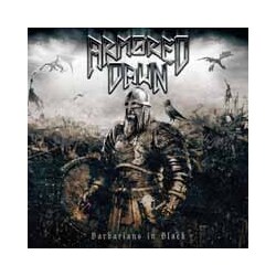 Armored Dawn Barbarians In Black (White Vinyl) Vinyl LP