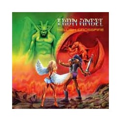 Iron Angel Hellish Crossfire (Piss Yellow Vinyl) Vinyl LP