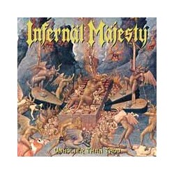 Infernal Majesty Unholier Than Thou 1998 (Piss Yellow Vinyl + 7) Vinyl LP