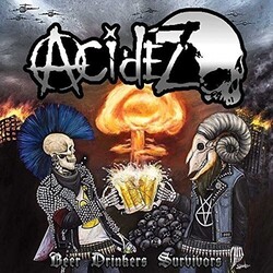 Acidez Beer Drinkers Survivors (Random Green Or Blue Insert) Vinyl LP