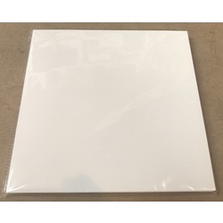 pack of 10 WHITE LP 12" record CARD SLEEVES NO hole NEW