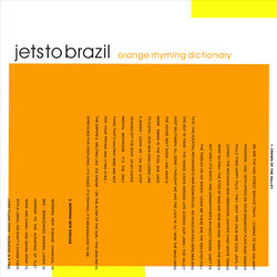 Jets To Brazil Orange Rhyming Dictionary Vinyl 2 LP