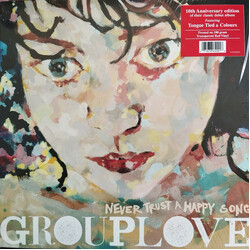 Grouplove Never Trust a Happy Song RED VINYL LP