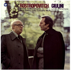 Mstislav Rostropovich / Carlo Maria Giulini / Antonín Dvořák / Camille Saint-Saëns / The London Philharmonic Orchestra Cello Concerto / Cello Concerto