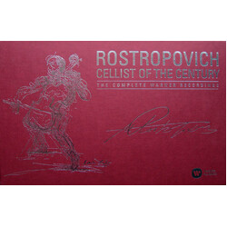 Mstislav Rostropovich Cellist Of The Century (The Complete Warner Recordings) Multi CD/DVD Box Set