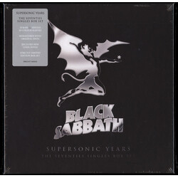 Black Sabbath Supersonic Years: The Seventies Singles Box Set Vinyl Box Set