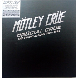 Mötley Crüe Crücial Crüe (The Studio Albums 1981-1989) Vinyl 5 LP Box Set