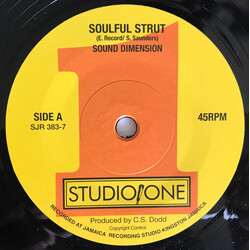 Sound Dimension Soulful Strut / Time Is Tight Vinyl