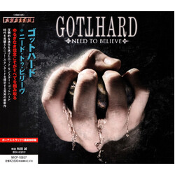 Gotthard Need To Believe CD