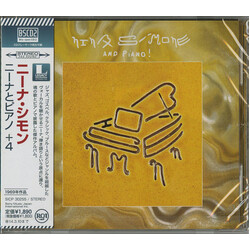 Nina Simone Nina Simone And Piano ! CD