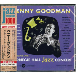 Benny Goodman The Famous 1938 Carnegie Hall Jazz Concert CD