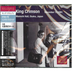 King Crimson Mainichi Hall, Osaka, Japan (December 13, 1981) CD