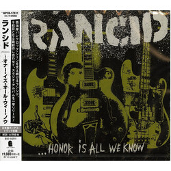 Rancid ...Honor Is All We Know CD
