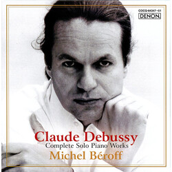 Claude Debussy / Michel Béroff Complete Solo Piano Works CD Box Set