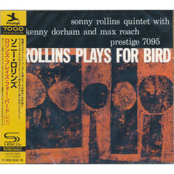 Sonny Rollins Quintet Rollins Plays For Bird CD