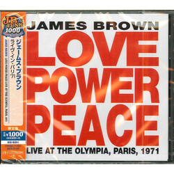 James Brown Love Power Peace - Live At The Olympia, Paris, 1971 CD