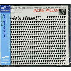 Jackie McLean It's Time! CD