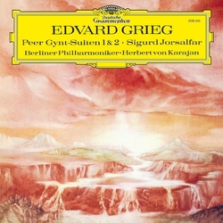 Herbert Von Karajan & Berliner Philharmoniker Grieg: Peer Gynt Suites Nos. 1 & 2. 3 Orchestral Pieces From Sigurd Jorsalfar Vinyl LP