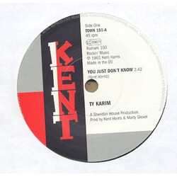 Ty Karim You Just Dont Know / Lighten Up Vinyl