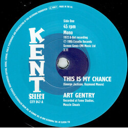 Art Gentry This Is My Chance Vinyl 7"