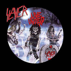 Slayer Live Undead MIDNIGHT BLUE BLACK SPLIT VINYL LP