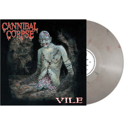 Cannibal Corpse Vile ZOMBIE BRAINS GREY RED STREAKS VINYL LP