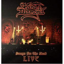 King Diamond Songs For The Dead Live TRANSPARENT BLUE WHITE SPLATTER VINYL LP
