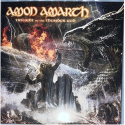Amon Amarth Twilight Of The Thunder God (White/Black Marble Pop Up Vinyl) Vinyl LP