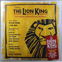 Various Artists Lion King: Original Broadway Cast (Yellow/Black Splatter Vinyl) Vinyl LP