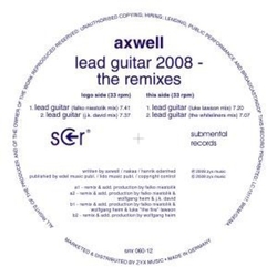 Axwell Lead Guitar 2008 Remixes VINYL LP