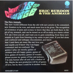 Eric Burdon & The Animals Winds Of Change Vinyl LP