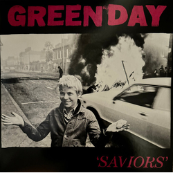 Green Day Saviors LIMITED EDITION CLEAR HOT PINK GALAXY EFFECT VINYL LP