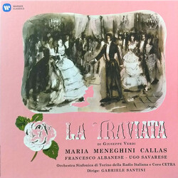 Maria Callas / Albanese / Santini/Turin Verdi: La Traviata (1953 - Studio Recording) Vinyl LP