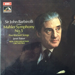 Sir John Barbirolli / Janet Baker / New Philharmonia Orchestra Mahler: Symphony No. 5. Five Ruckert Lieder VINYL LP
