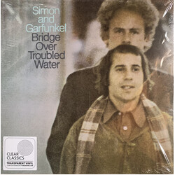 Simon & Garfunkel Bridge Over Troubled Water Clear Classic Version TRANSPARENT VINYL LP