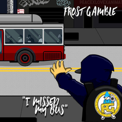 Frost Gamble I Missed My Bus Grey Splatter Vinyl VINYL LP