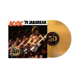 Ac/Dc 74 Jailbreak 50TH ANNIVERSARY EDITION GOLD VINYL LP