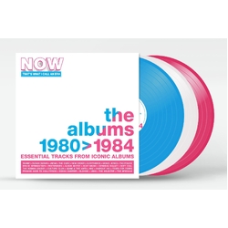Various Artist Now Thats What I Call An Era: The Albums 1980-1984 WHITE BLUE PINK VINYL LP