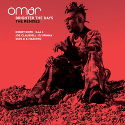 Omar Brighter The Days - The Remixes VINYL LP