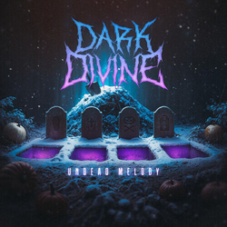Dark Divine Undead Melody PURPLE & BLACK BUTTERFLY BLUE & WHITE SPLATTER VINYL LP