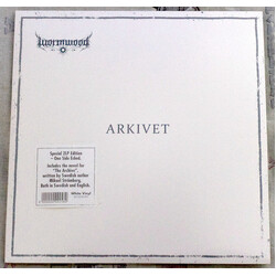 Wormwood Arkivet WHITE VINYL EMBOSSED COVER. ETCHED D-SIDE +32 PAGE NOVEL VINYL LP