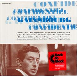 Serge Gainsbourg Confidentiel Vinyl LP