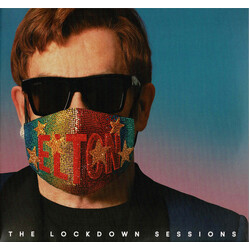 Elton John The Lockdown Sessions (Blue Vinyl) Vinyl LP