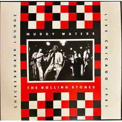 Muddy Waters And Rolling Stones Live At Checkerboard Lounge Chicago 1981 OPAQUE RED OPAQUE WHITE VINYL LP