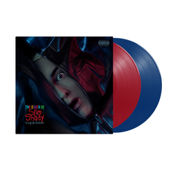 Eminem The Death Of Slim Shady COUP DE GRACE RED BLUE OPAQUE VINYL LP