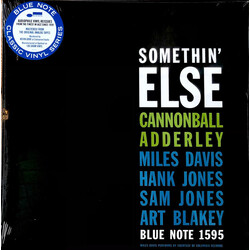 Cannonball Adderly Something Else Vinyl LP